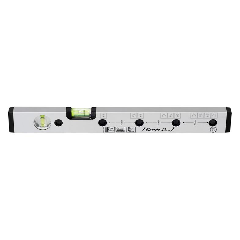 Kovine ALU-SPIRIT LEVEL 2V.V 43CM. ELECTRICIANS (43 cm) (LAGE2V043EL)