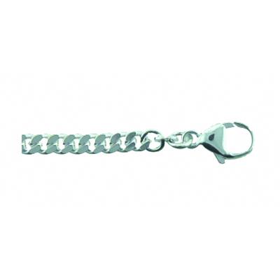 Armband ADELIA´S "21 cm Flachpanzer Armband 925 Silber", silber, Armbänder, Damen, 21cm, Silber 925 (Sterlingsilber), Armband, Silberarmband