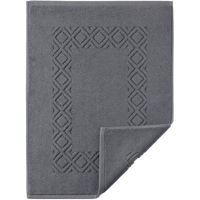 Badematte EGERIA "Denver" Gr. 2, grau (anthrazit), H:8mm, Baumwolle, Badematten, Badematte