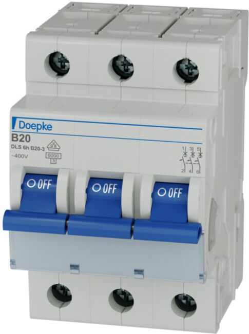 Doepke Disjoncteur DLS 6H B20-3 6KA (09914114)