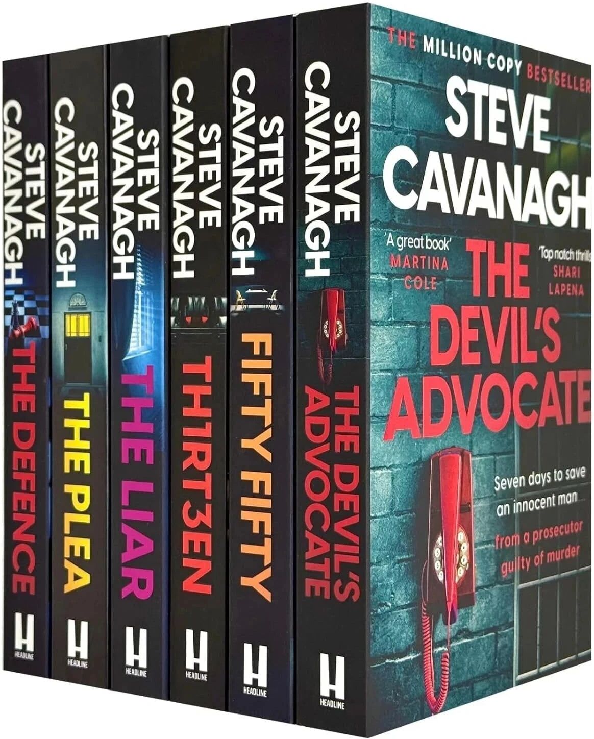 Orion Eddie Flynn Series by Steve Cavanagh - 6 Books Collection Set - Paperback - Legal Thriller Crime Fiction Gift for Adults