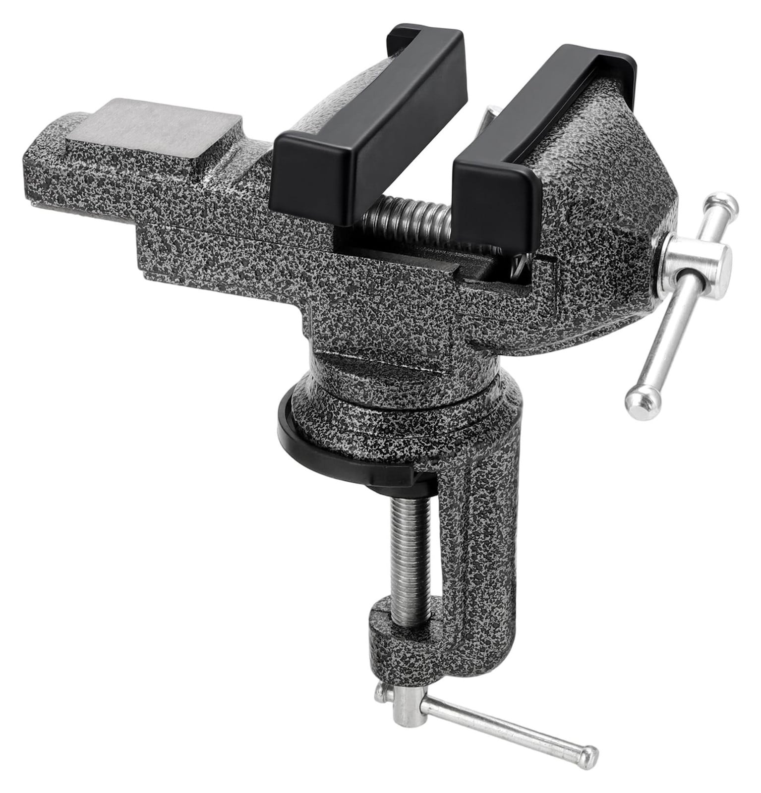 Merkloze Tafelbankschroef 75 mm met 360° Draaifunctie