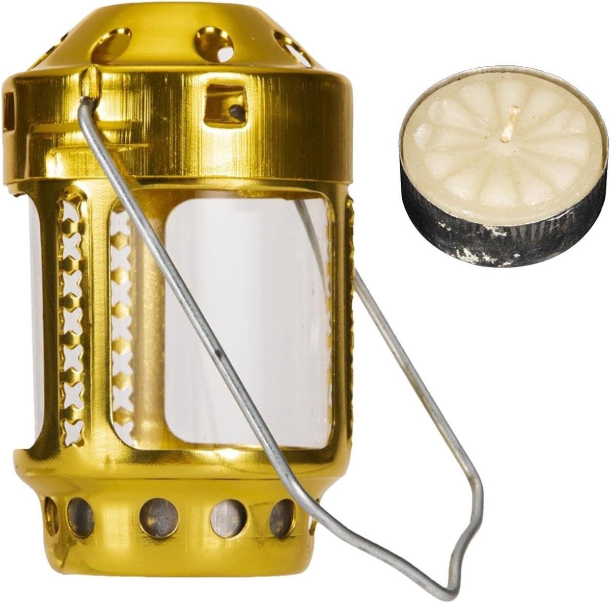 Compacte Kampeer Kaars Lantaarn voor Outdoor Sfeerverlichting