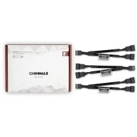 NA-SYC1 chromax black, Y-Kabel schwarz, 3 Stück