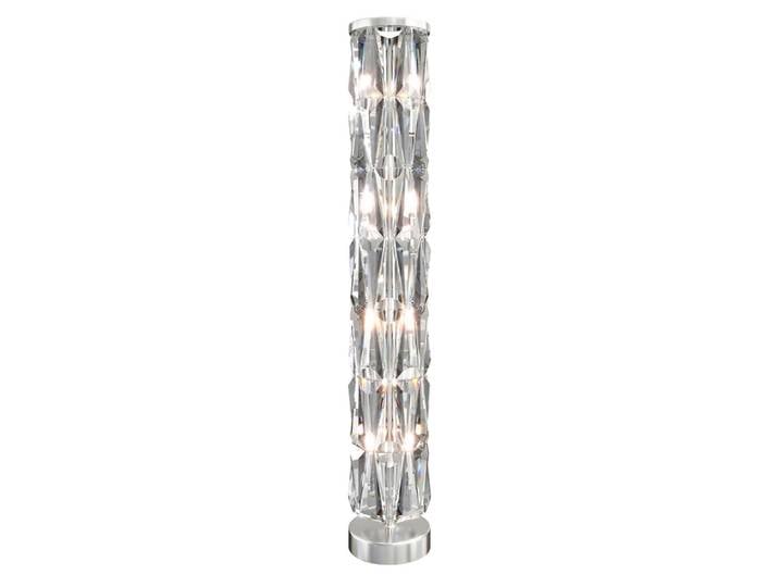 Lampadaire moderne décoratif chrome avec des détails brillants