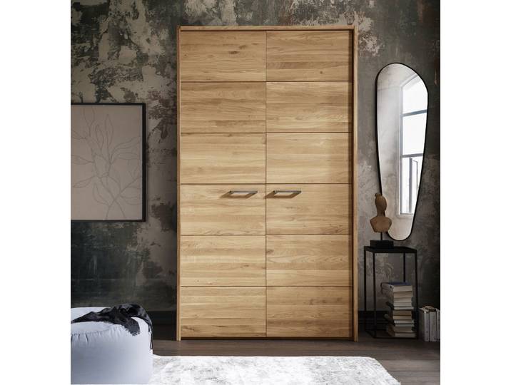 Kleiderschrank 2-trg. 125cm 'Salzburg' Wildeiche geölt