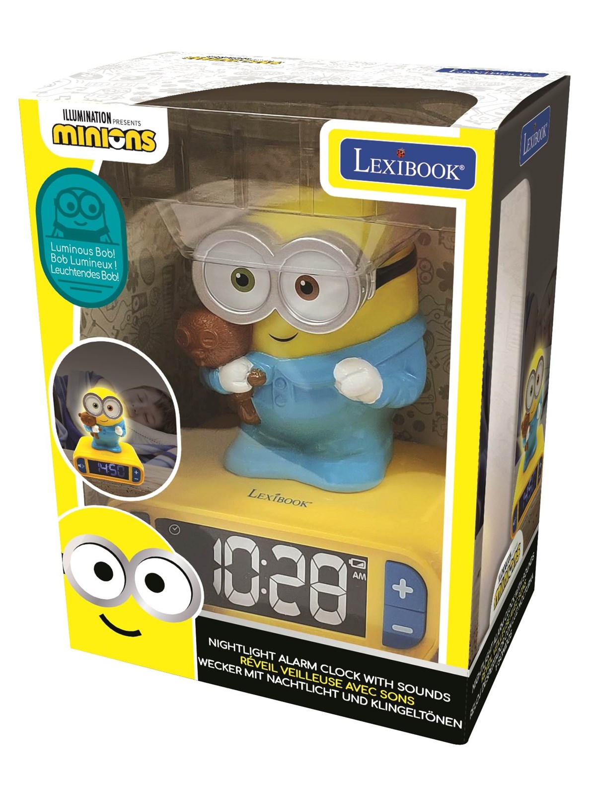 Despicable Me Alarm Clock with Night light and sounds