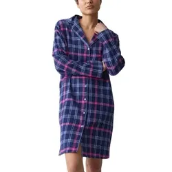 Triumph Boyfriend NDW X Checks Blau Baumwolle 38 Damen