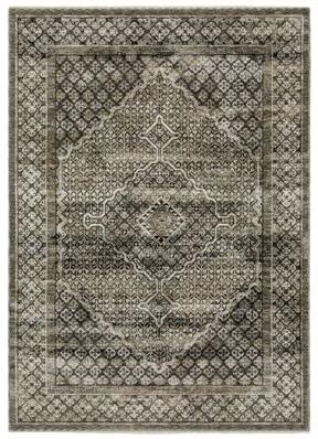 Style Haven Cádiz Faded Center Medallion Grey/Beige Area Rug