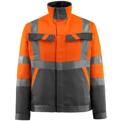 Warnschutz Jacke "FORSTER" Safe Light - S - orange/dunkelanthrazit