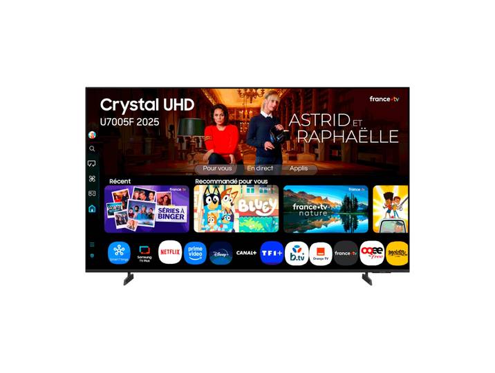 Samsung TV Crystal UHD 65 U7005F 2025, 4K, Smart TV