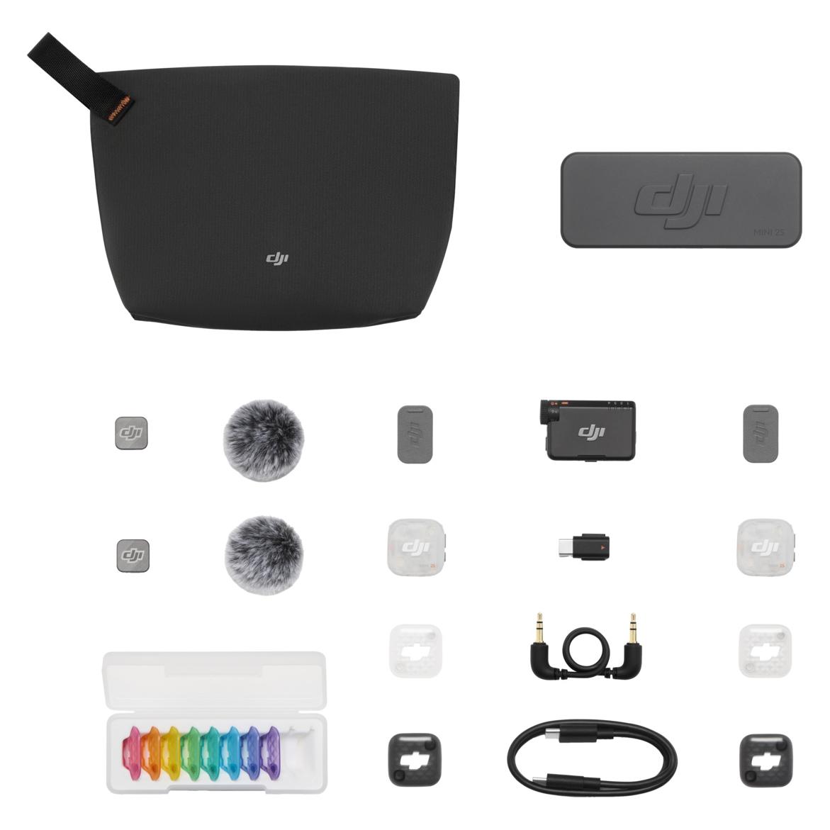 DJI Mic Mini 2S (2 TX + 1 RX + Charging Case) (CP.RN.00000538.01)