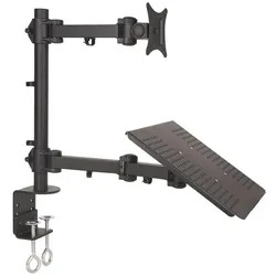 Art L-23 (27") Screws Black (Tisch, 27", 10 kg), Monitor Halterung, Schwarz