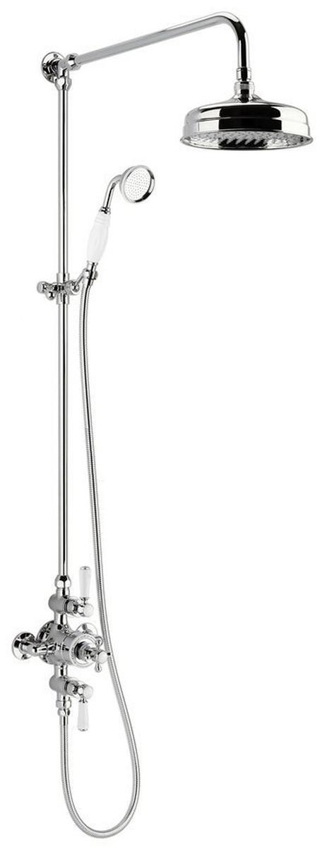 Duschsäule mit Thermostat-Armatur, Chrom