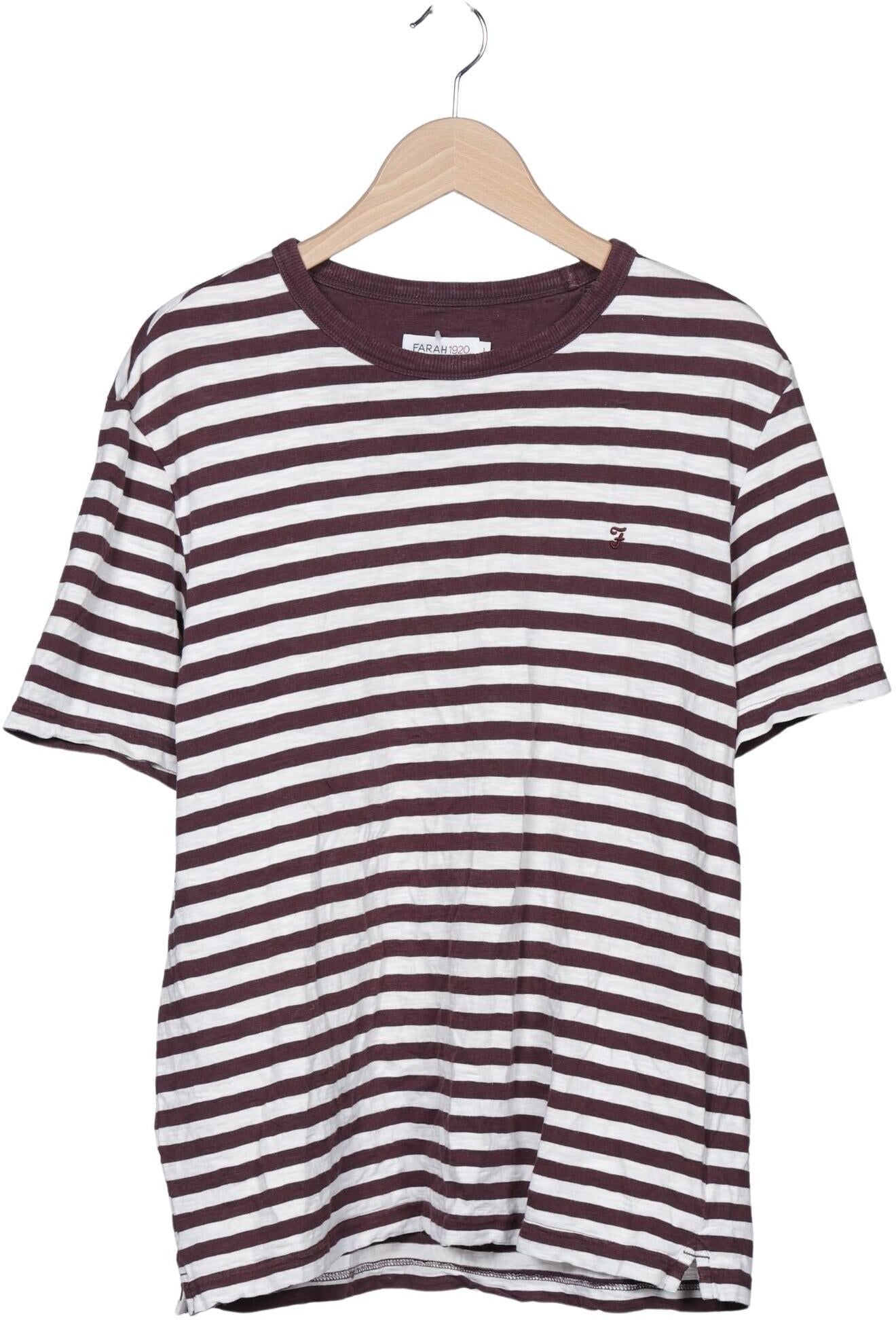 Farah Herren T-Shirt, Mehrfarbig, Gr. L, Baumwolle - Second Hand