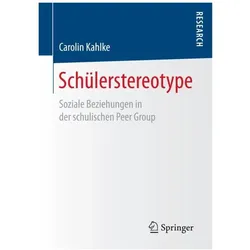 Schülerstereotype, Fachbücher von Carolin Kahlke