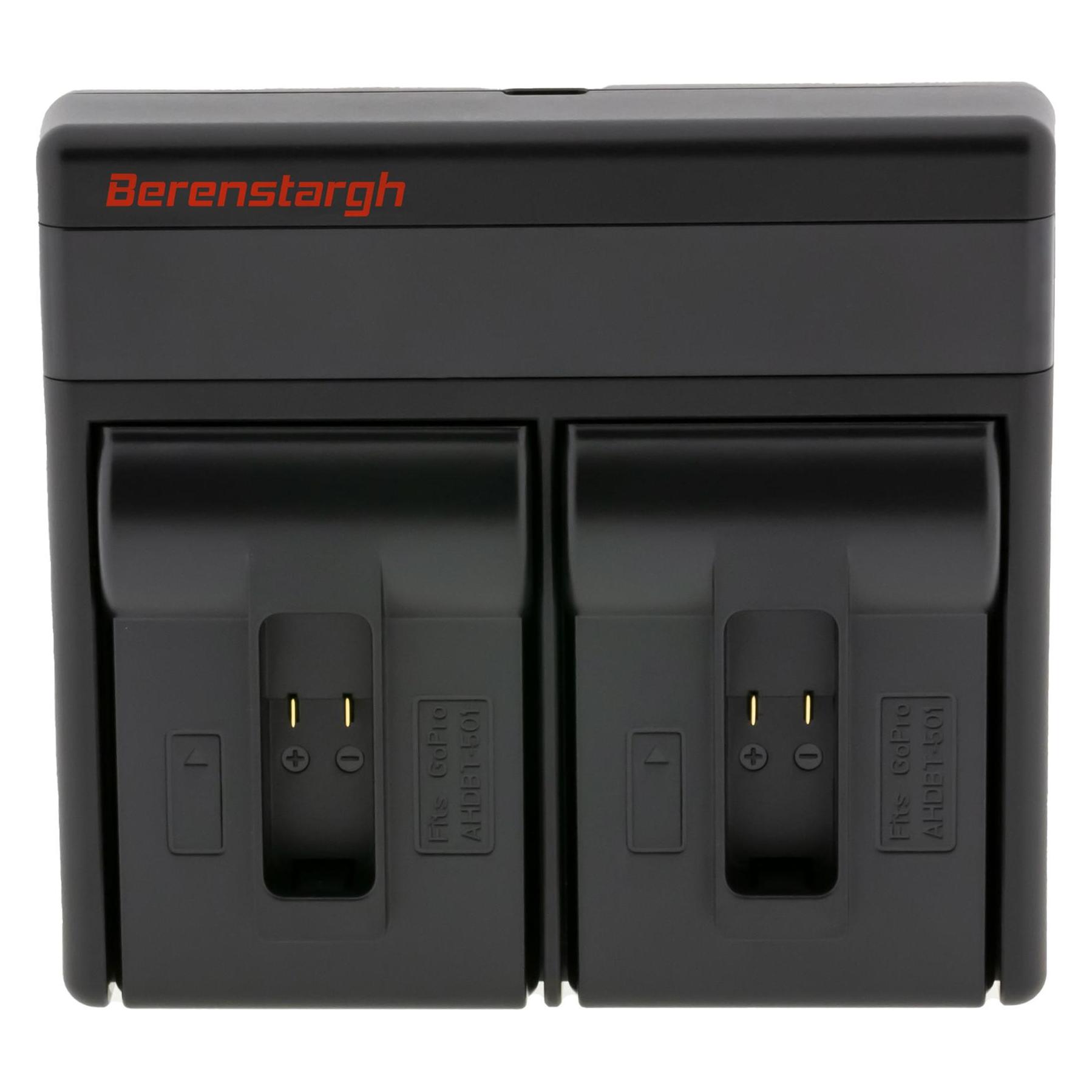Berenstargh Dual PD Hyper Ladegerät f. Gopro Hero 5 USB-C in/out Powerbankfunktion (61064004)
