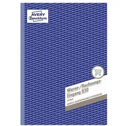 Avery Zweckform Formularbuch »Waren-/Rechnungs-Eingangsbuch« weiß, 29.7x21 cm
