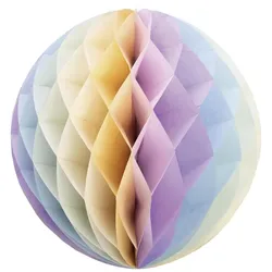 VEPATIM Wabenball "Pastellfarben" aus Papier schwer entflammbar Ø32cm