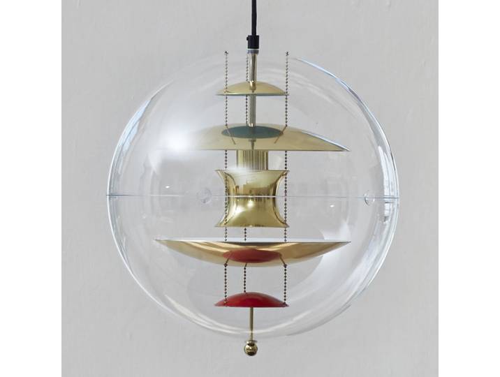 VP Globe 40 Suspension Laiton - Verpan - Salon / séjour - Design - Plastique - À ampoule unique