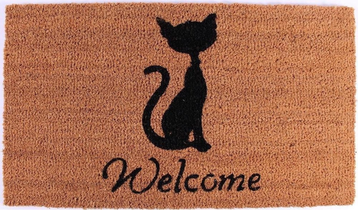 Deurmat Welcome Cat