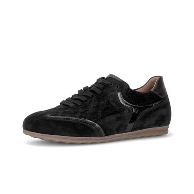 Sneaker GABOR "Sneaker low", Damen, Gr. 35,5, schwarz, Schuhe Sneaker