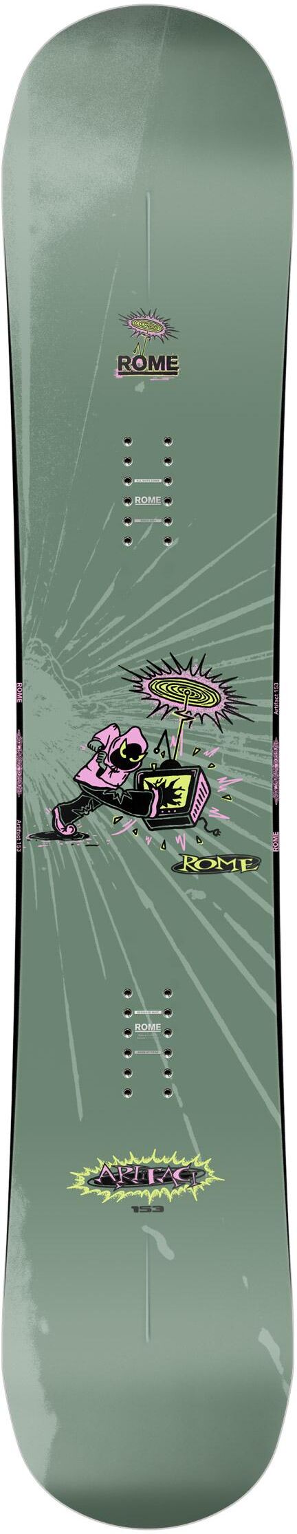 Rome  - Pack Planche Snowboard Artifact - 157W + King - Planche Snowboard