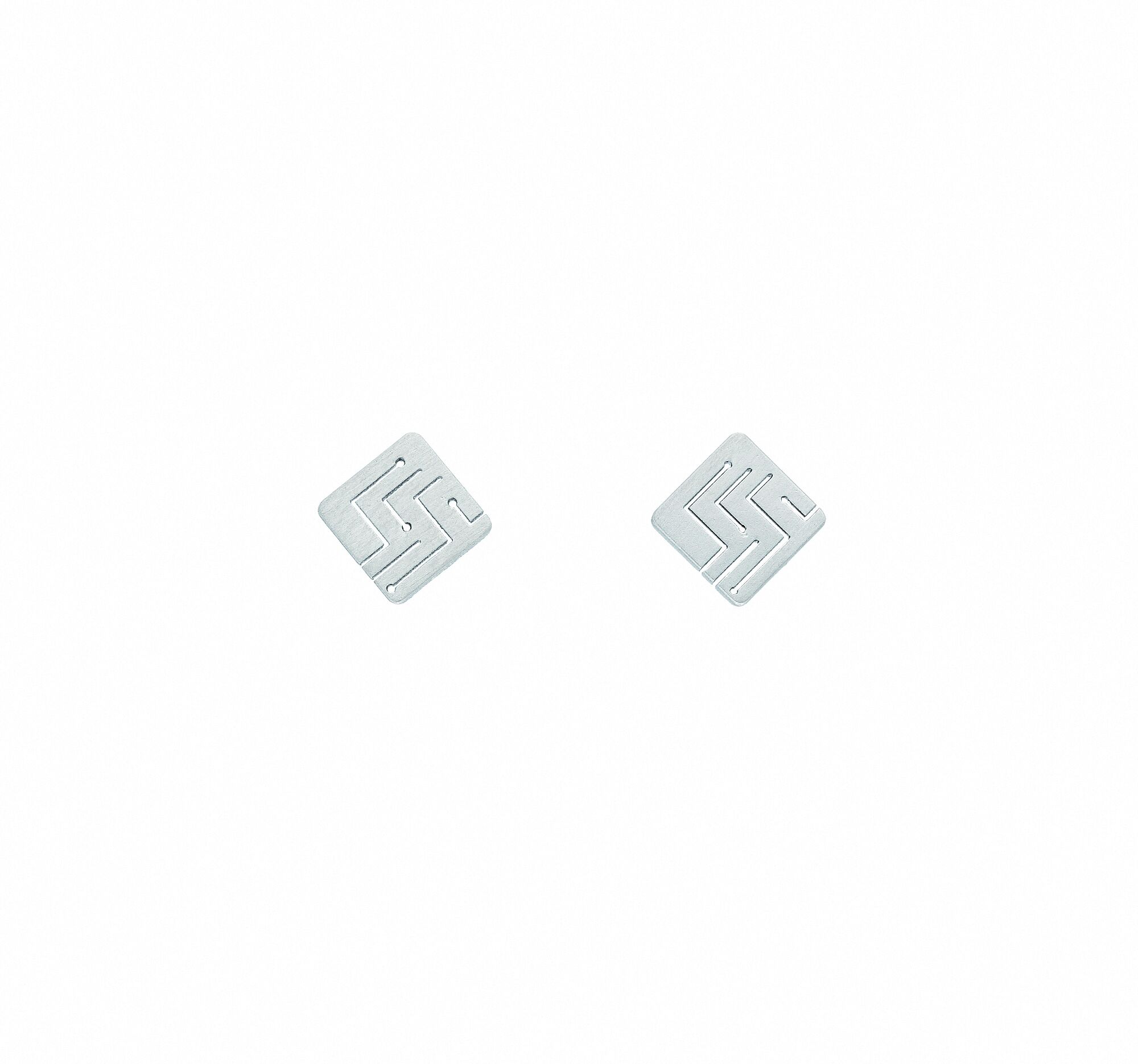 Paar Ohrstecker ADELIA´S "Ohrstecker Ohrringe Edelstahl", silber, Ohrringe, Damen, Damen, Edelstahl, Edelstahlohrringe