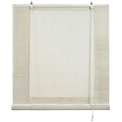 BAMBUSROLLO Weiß, 90 cm x 175 cm