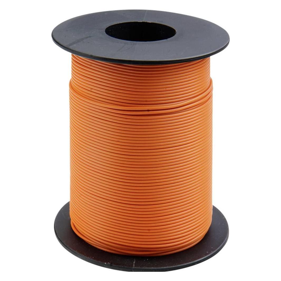 Donau Kupferschalt-Litze Orange 100 m Spule (100 m) (119-17)