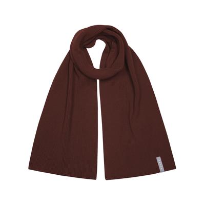 Schal FALKE "FALKE Schal", Damen, Gr. onesize, maroon (5108), Modetücher Schal