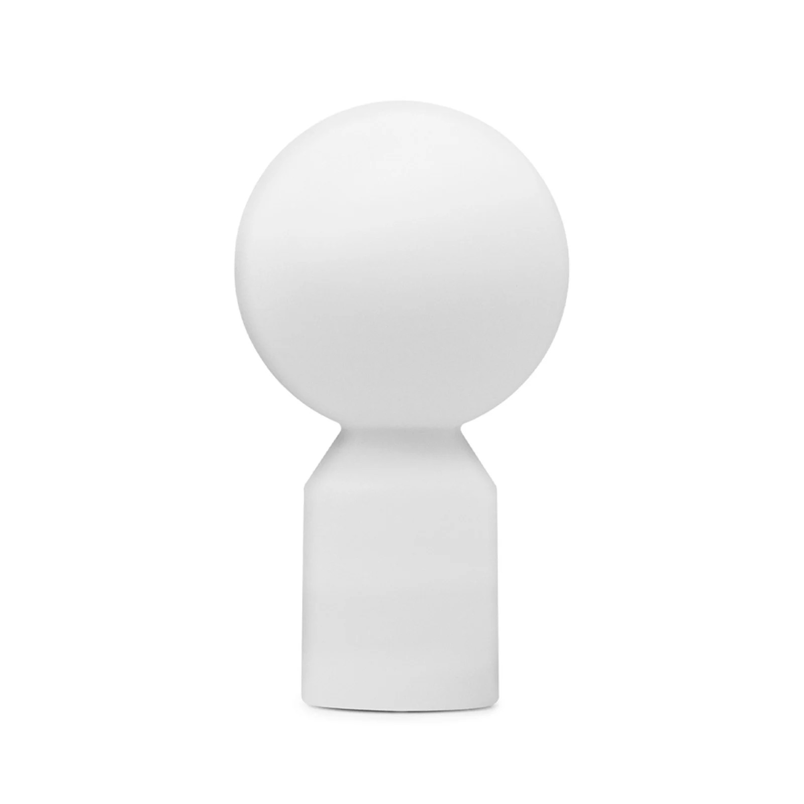 Normann Copenhagen Yo Draagbare Tafellamp, Wit, Kunststof, Hoogte: 27 cm