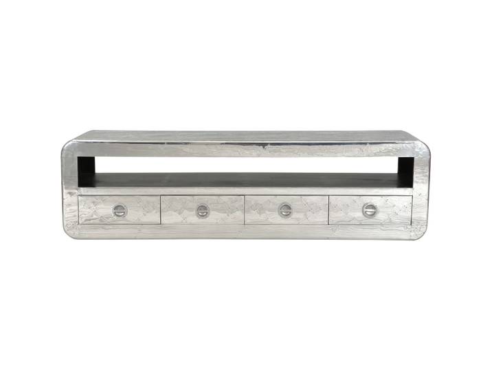 Lowboard Air silber Holz B 200 cm - Lowboard