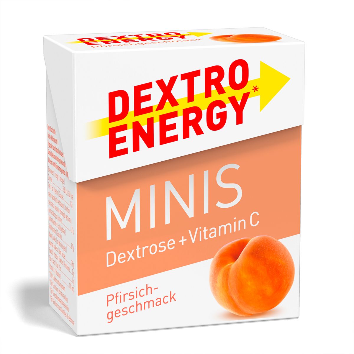 Dextro Energen minis Pfirsich 1 St Täfelchen