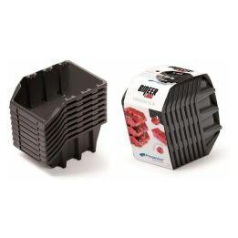 Prosperplast KUWETY 6 BINEER LONG 8SZT CZARNE 190x77x120mm (KBILS16-S411)