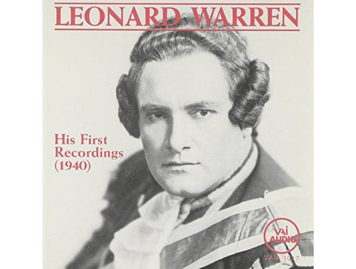 Leonard Warren - His First Recordings