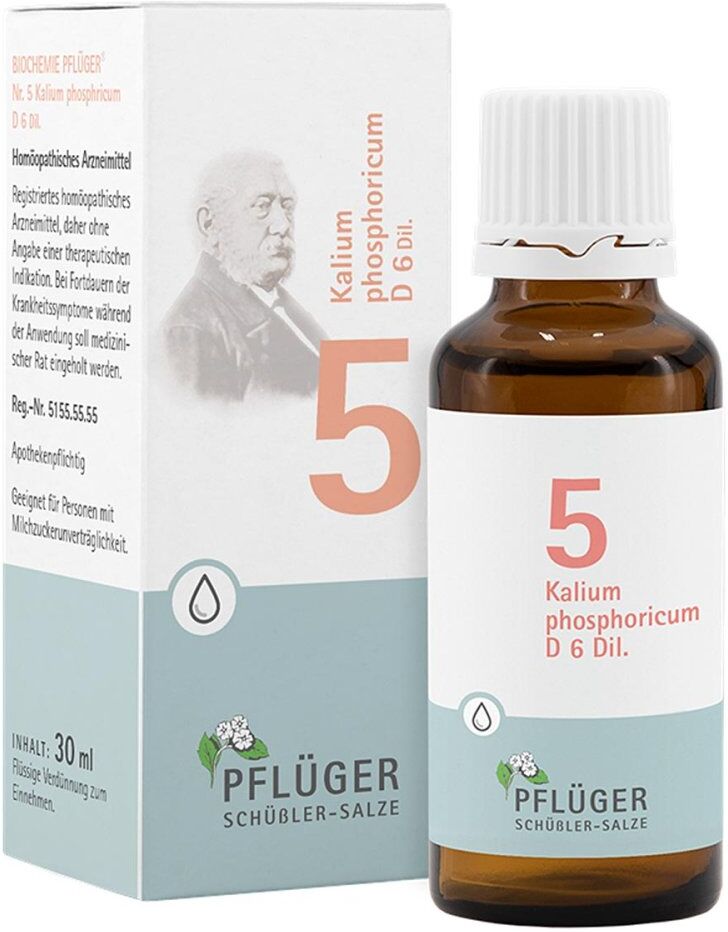 Biochemie Pflüger 5 Kalium phosphoricum D6 Tropfen 30ml