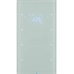 Berker 75643050 Touchsensor 3fach mit Temperaturregler R.3 Glas, polarweiß