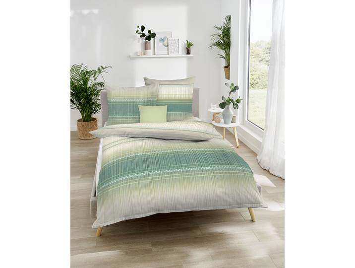 Bettwäsche KAEPPEL Charisma , rot, B/L: 140cm x 200cm, 1 Stk., 1 Stk., Mako-Satin, B/L: 70cm x 90cm, 2 Stk., Mako-Satin, Obermaterial: 100% Baumwolle, Bettwäsche, Bettwäsche