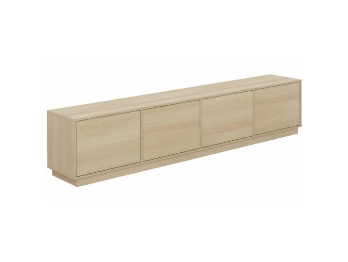 Mid.you Lowboard Japandi, Eiche, 220.5x45x41.5 cm, FSC Mix, stehend, Wohnzimmer, Wohnwände, Lowboards, Lowboards stehend