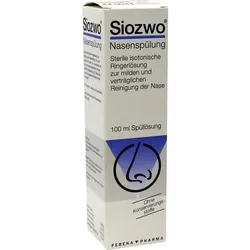 Siozwo Nasenspülung Konservierungsstofffrei 100 ML