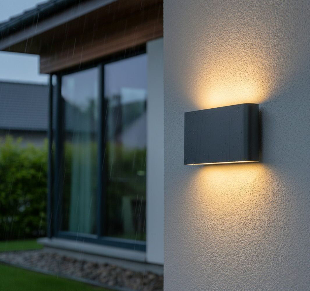 Firstlight 9cm H Integrated LED Outdoor Sconce Graphite 9cm H X 6.89cm W X 2.8cm D