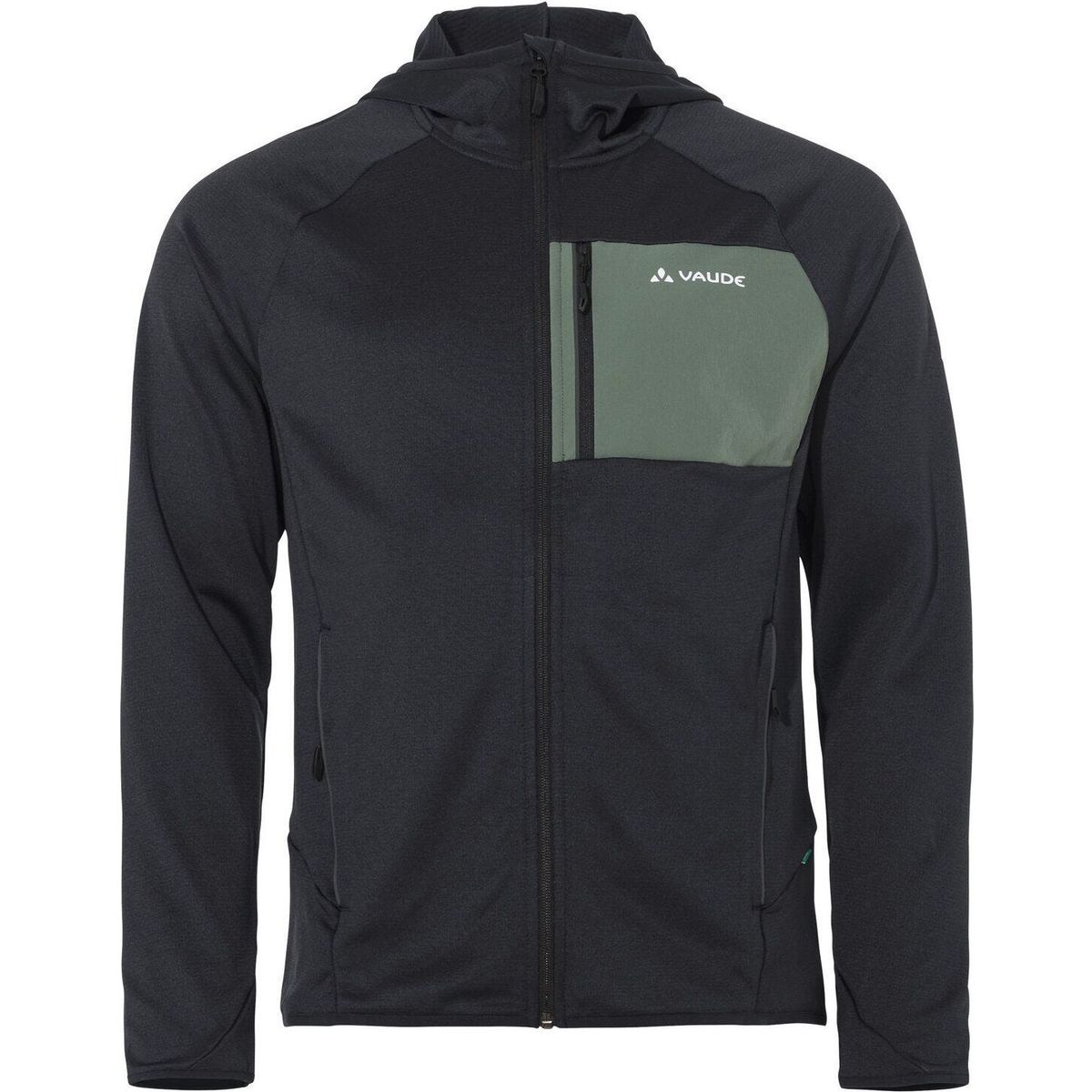 VAUDE Men's Tekoa Fleece Jacket II black/agave (770) L 423107705400