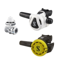 Scubapro - MK11 Evo DIN 300/C370/R105 Octopus - Atemregler-Set - Farbe: White Edition