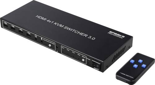 SpeaKa Professional SPEAKA PROFESSIONAL 4×1 HDMI KVM SWITCH