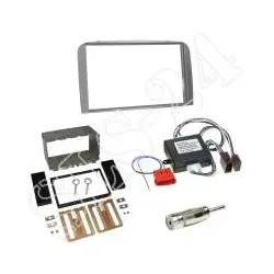 Alfa 147 ab 2000 / Alfa GT ab 2004 mit Aktivsystem 2-DIN Einbaurahmen Radiobl...