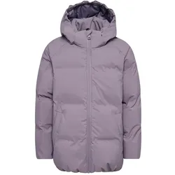 hummel, Mädchen, Laufjacke, Hmljr All Weather Puffer Jacket Wr (128), Grau, 128