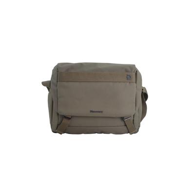 Laptoptasche DISCOVERY "Downtown", Gr. B/H/T: 12cm x 45cm x 28cm, grün (khaki), Kunstfaser, unifarben, Taschen Laptoptasche, aus rPet Polyester-Material