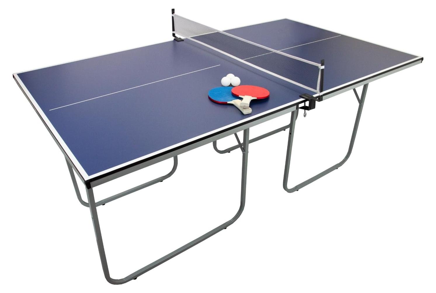 Tischtennisplatte Tischtennistisch - 181 cm - Klappbar - Ohne Montage - Für drinnen und draußen