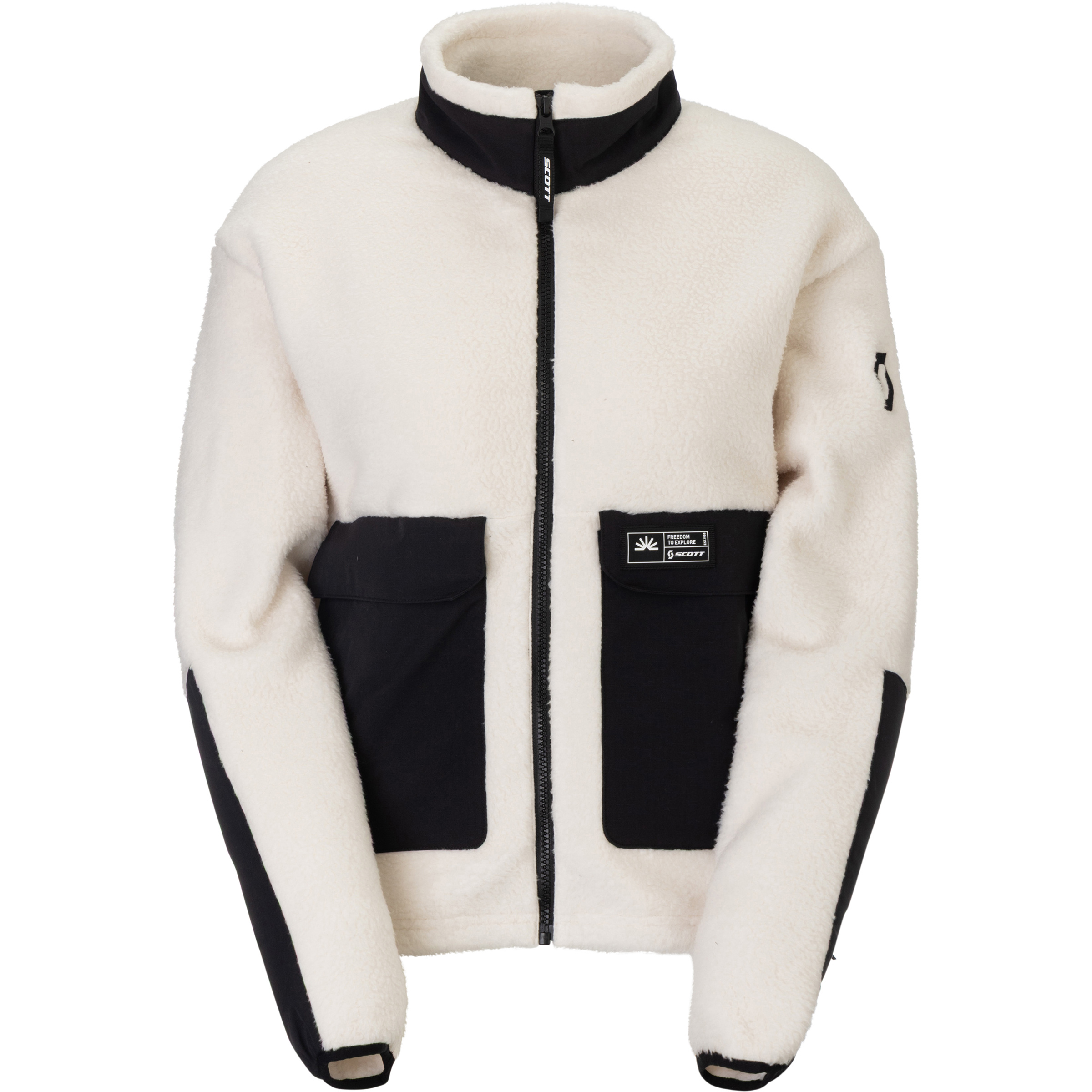 Scott Escape Heritage Pile Damen Fleecejacke beige Größe XL Lifestyle Hautfreundlich